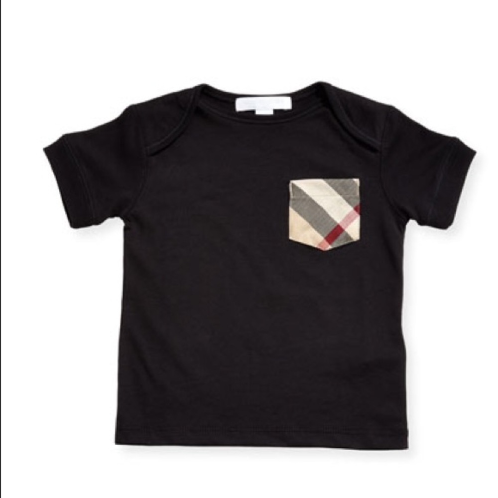 Burberry Baby Callum Check Pocket Tee 18 Months